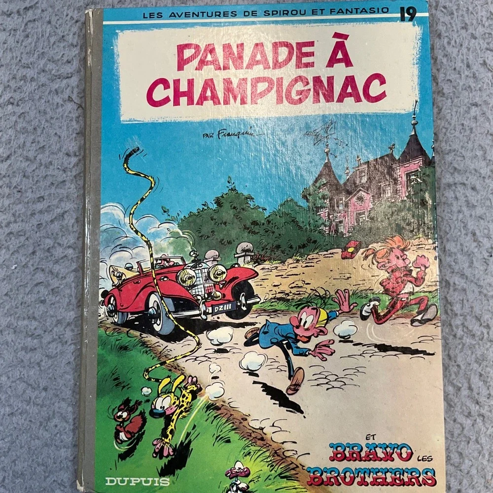 Dupuis Spirou et Fantasio 19 Panade a Champignac French 1969 Good Franquin Comic